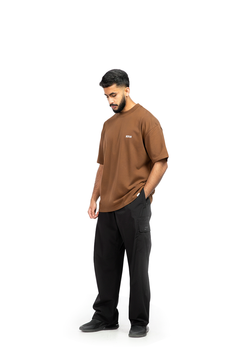 OVERSIZED TSHIRT - BROWN