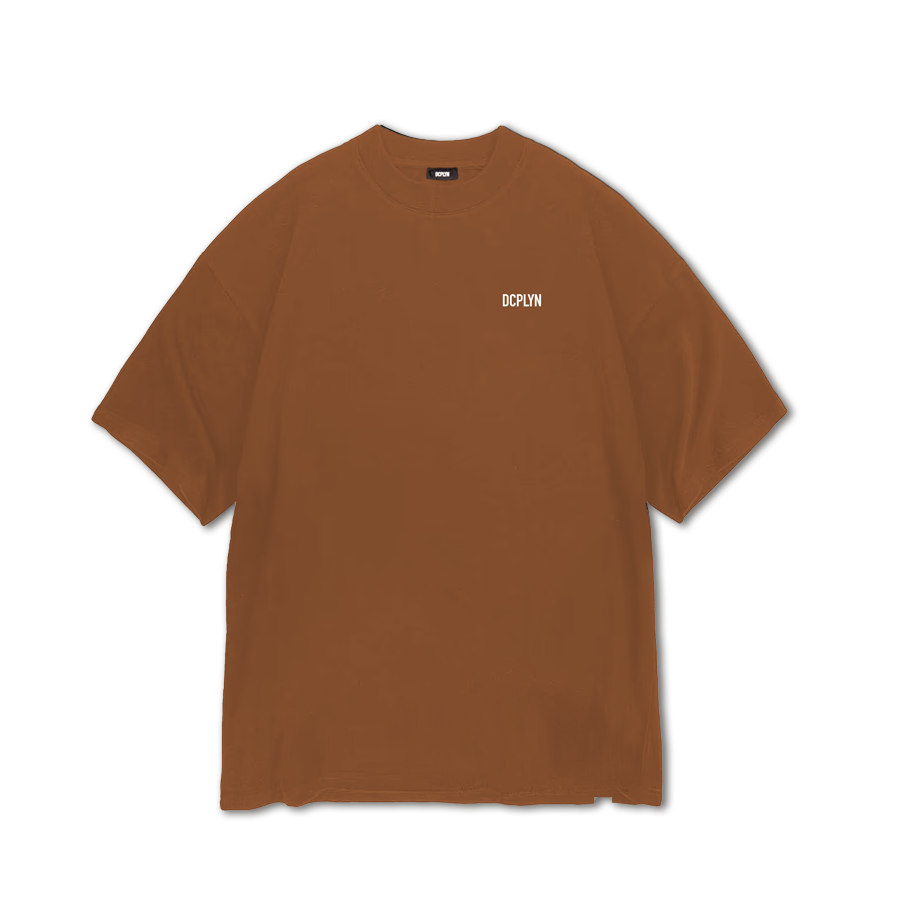 OVERSIZED TSHIRT - BROWN
